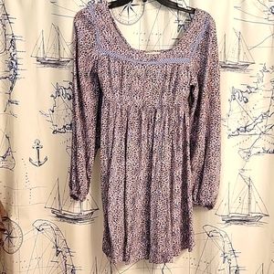 Boho long sleeve dress